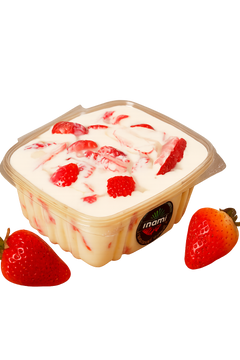 Fresas con crema